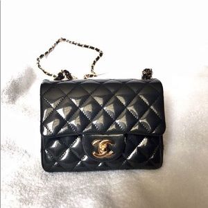 Chanel Mini Square Quilted Cross Body Bag